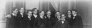 Zeta Psi members, circa. 1897