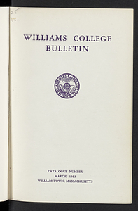 Williams College Bulletin (1953-03)