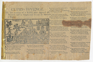Cupid's revenge, or, An account of a king who slighted all women, and at length was forced to marry a beggar.