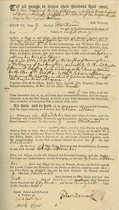 Number 33: Deed from June 6, 1753